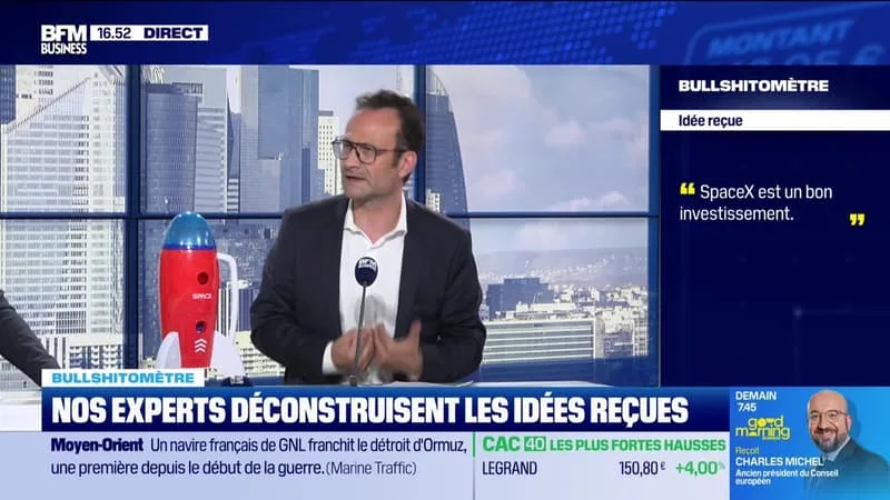 BULLSHITOMÈTRE : « SPACEX EST UN BON INVESTISSEMENT » – FAUX RÉPOND BERTRAND PUIFFE – 18/06