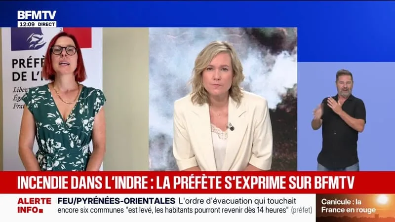 INCENDIE: LE FEU « EST FIXÉ » DANS L’INDRE AVEC 900 HECTARES QUI ONT BRÛLÉ DANS LA BRENNE, ANNONCE LA PRÉFÈTE DE L’INDRE