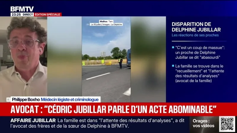 AFFAIRE JUBILLAR: « MÊME S’IL Y A EU STRANGULATION, IL EST VRAISEMBLABLE QU’ON N’AIT AUCUNE TRACE QUI PERMETTE DE LE MONTRER », ESTIME PHILIPPE BOXHO, MÉDECIN LÉGISTE ET CRIMINOLOGUE