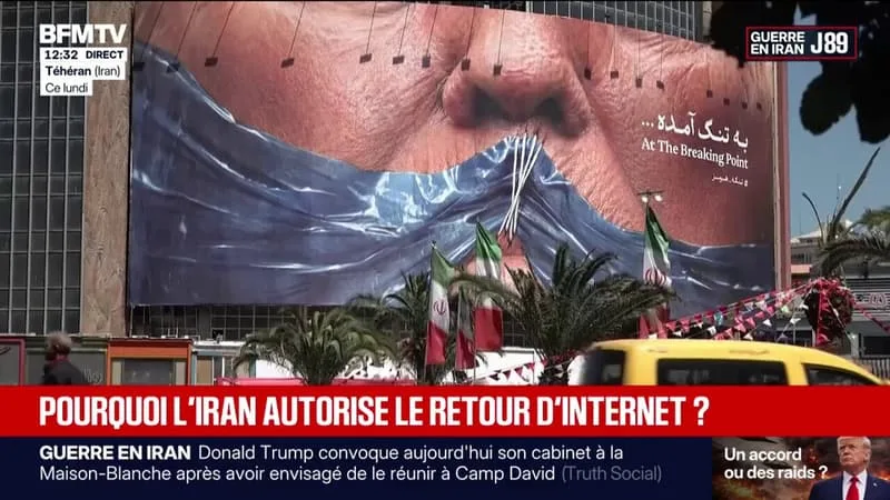 GUERRE AU MOYEN-ORIENT: L’ACCÈS À INTERNET PARTIELLEMENT RÉTABLI EN IRAN