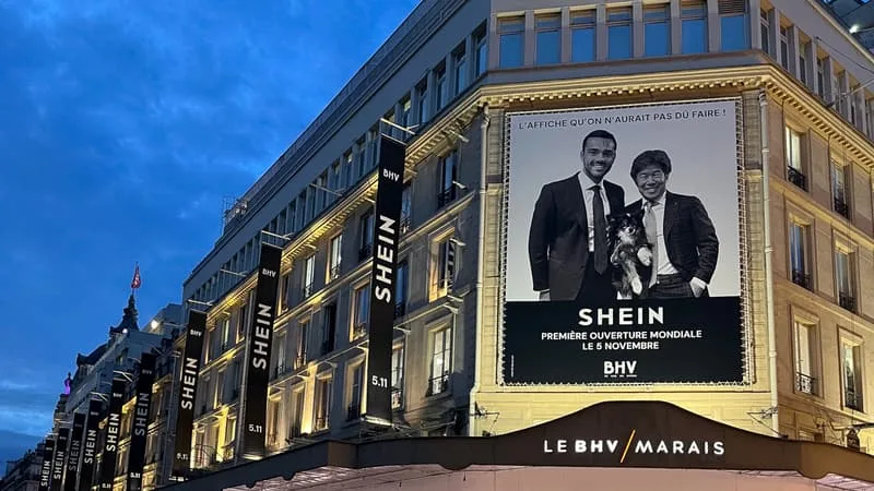 SHEIN AU BHV C’EST DÉJÀ FINI: LE GRAND MAGASIN PARISIEN CÉDÉ À UN NOUVEL EXPLOITANT QUI MET FIN AU PARTENARIAT AVEC LE GÉANT CHINOIS ET ÉVOQUE UNE « ERREUR STRATÉGIQUE »
