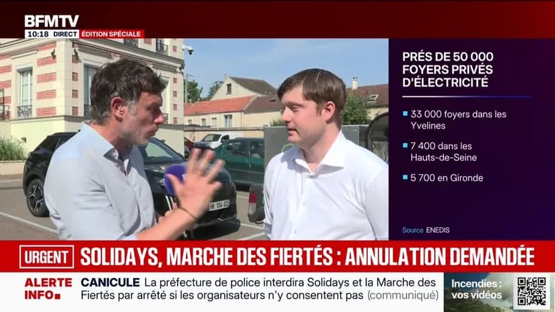 CANICULE: DES COUPURES D’ÉLECTRICITÉ DANS PLUSIEURS VILLES DES YVELINES