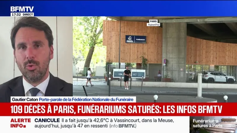 FUNÉRARIUMS SATURÉS: « DEPUIS CE JEUDI, LA SITUATION SE DÉGRADE », OBSERVE GAUTIER CATON, PORTE-PAROLE DE LA FÉDÉRATION NATIONALE DU FUNÉRAIRE