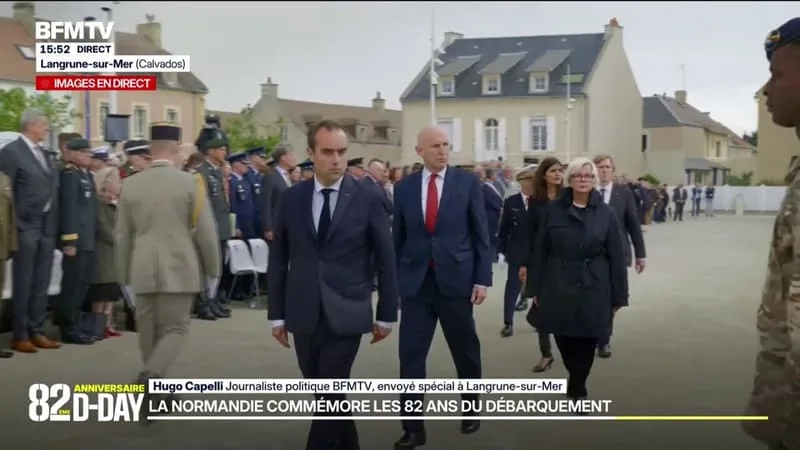 CÉRÉMONIE DU 6 JUIN: LE SECRÉTAIRE À LA DÉFENSE AMÉRICAIN PETE HEGSETH ABSENT