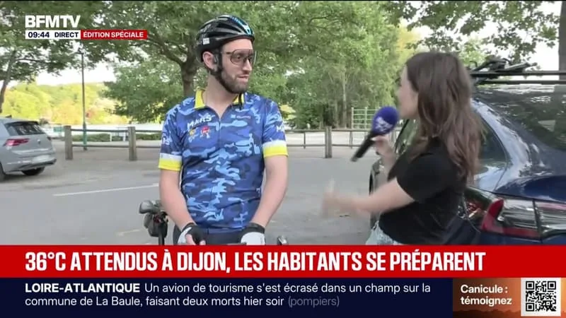 « JE SUIS PARTI À 5H15 POUR CHERCHER LA FRAÎCHEUR »: CE CYCLISTE ADAPTE SA SORTIE POUR ÉVITER LES PLUS FORTES CHALEURS