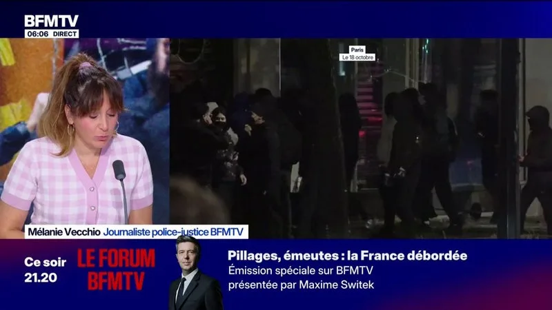 VIOLENCES ET PILLAGES À PARIS: 117 PERSONNES INTERPELLÉES CETTE NUIT