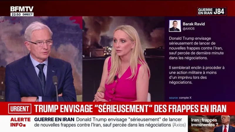 DONALD TRUMP ENVISAGE “SÉRIEUSEMENT” DE LANCER DE NOUVELLES FRAPPES EN IRAN, SELON AXIOS