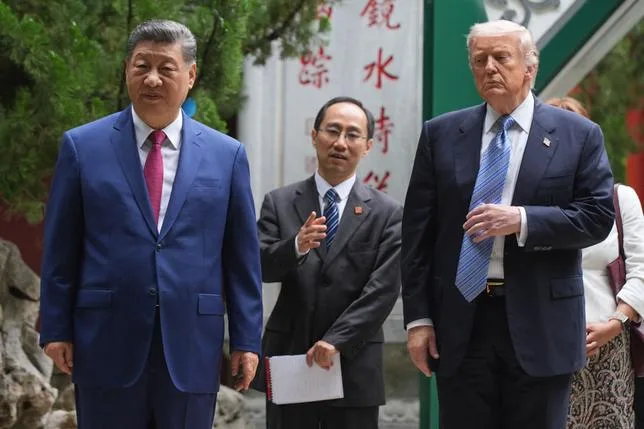 À PÉKIN, LES DÉSACCORDS FEUTRÉS MAIS RÉELS ENTRE DONALD TRUMP ET XI JINPING