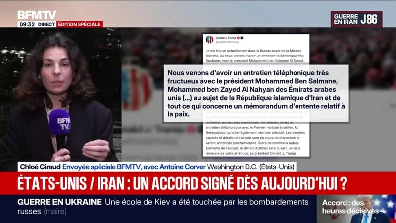 GUERRE AU MOYEN-ORIENT: DONALD TRUMP CONSULTE SES HOMOLOGUES DU GOLFE