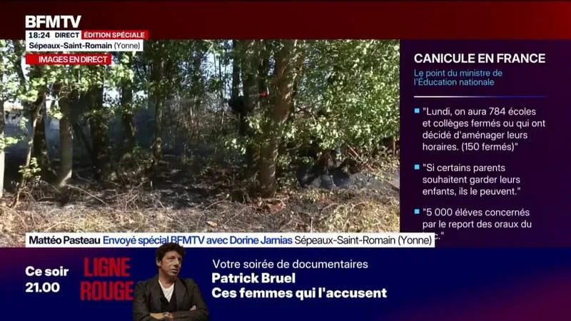 CANICULE: CES FORTES TEMPÉRATURES ONT AUSSI UN IMPACT SUR LE RISQUE D’INCENDIE