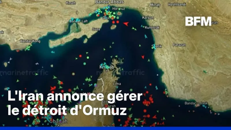 GUERRE AU MOYEN-ORIENT: L’IRAN ANNONCE LA CRÉATION D’UN ORGANISME DESTINÉ À GÉRER LE DÉTROIT D’ORMUZ