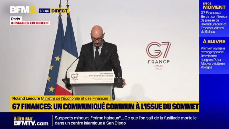 « LE DÉTROIT D’ORMUZ DOIT ÊTRE OUVERT GRATUITEMENT », DÉCLARE ROLAND LESCURE, À L’ISSUE DU G7 FINANCES