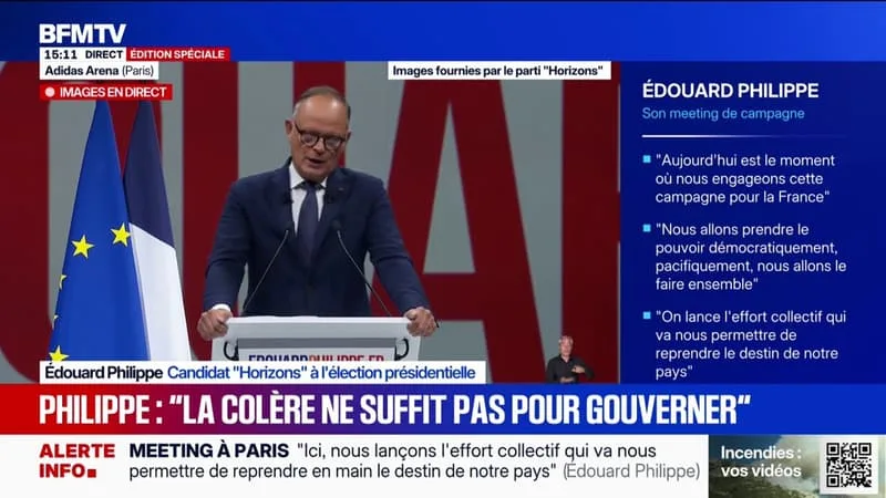 ÉDUCATION: « CETTE CONFIANCE EST AUJOURD’HUI ÉRODÉE, CORRODÉE, AFFADIE ET REMISE EN CAUSE », AFFIRME ÉDOUARD PHILIPPE, CANDIDAT POUR L’ÉLECTION DE 2027