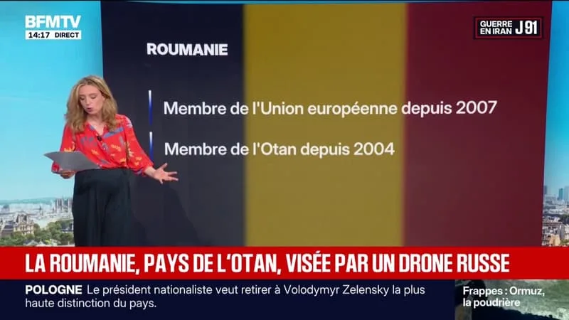 LES ÉCLAIREURS – LA ROUMANIE, PAYS DE L’OTAN, VISÉE PAR UN DRONE RUSSE