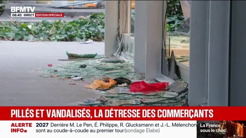 À LYON, LES COMMERÇANTS RACONTENT LES SCÈNES DE PILLAGE LORS DES MANIFESTATIONS