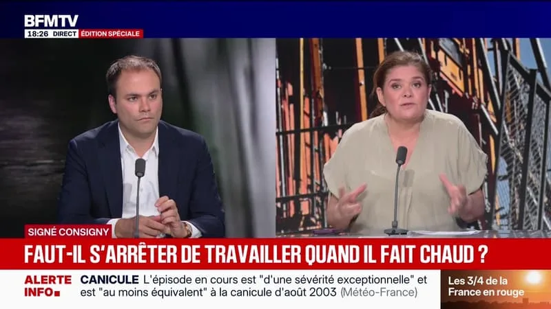 SIGNÉ CONSIGNY – FAUT-IL S’ARRÊTER DE TRAVAILLER QUAND IL FAIT CHAUD ? – 24/06