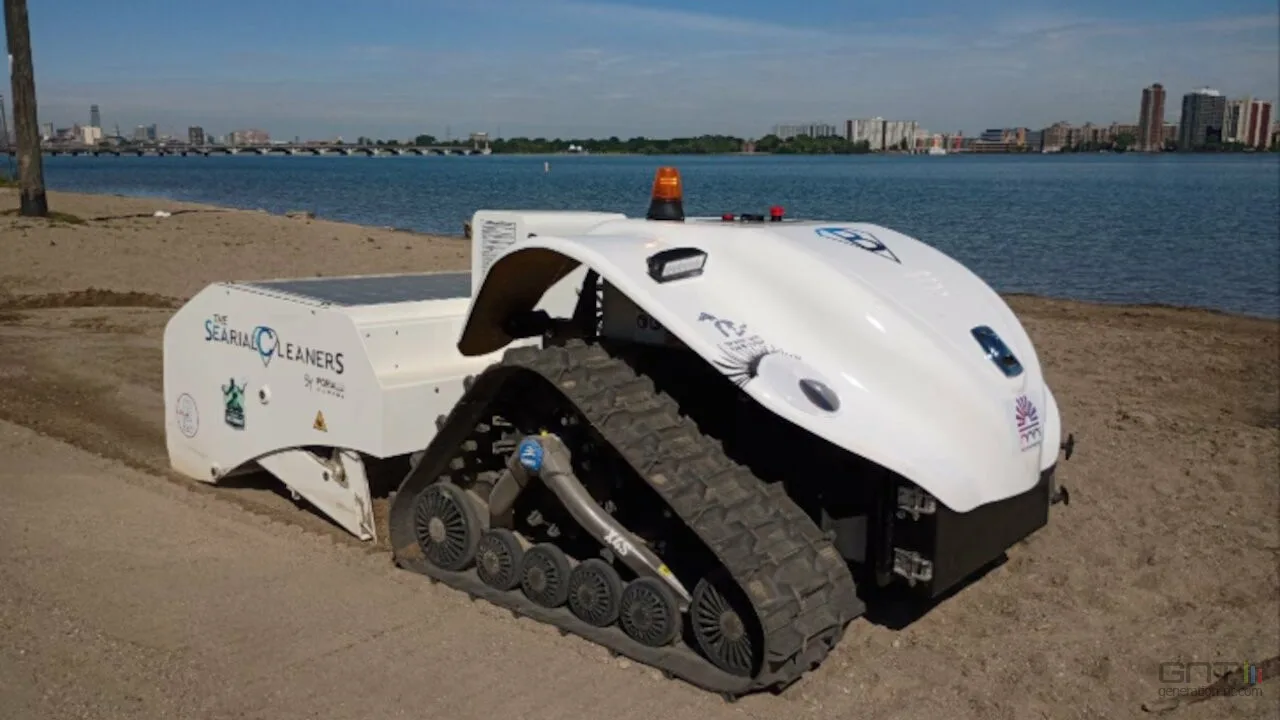 LE ROBOT BEBOT NETTOIE LES PLAGES DE DÉTROIT : UN SAUVEUR ÉLECTRIQUE POUR BELLE ISLE