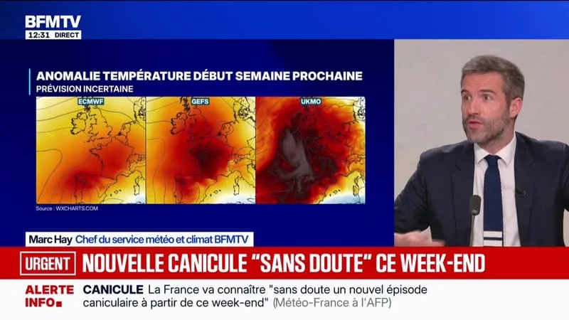 MÉTÉO-FRANCE PRÉVIENT QU’IL Y AURA « SANS DOUTE UN NOUVEL ÉPISODE CANICULAIRE À PARTIR DE CE WEEK-END »