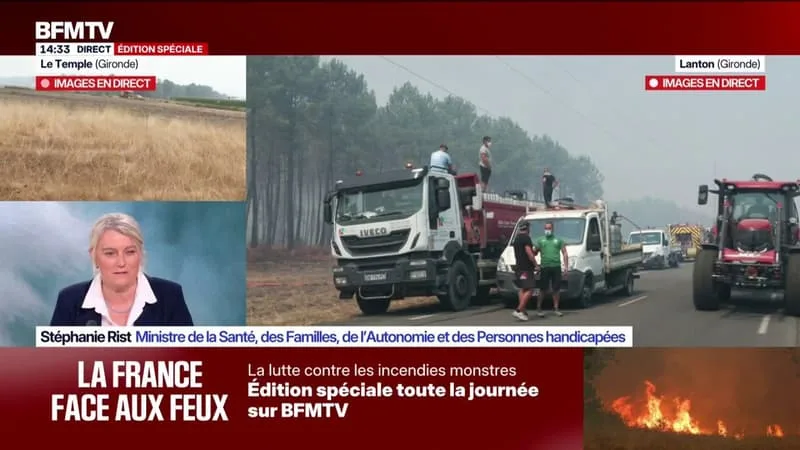 INCENDIES: « NOUS AVONS PLUS DE CINQ MILLIONS DE MASQUES FFP2 QUI ONT ÉTÉ LIVRÉS DANS LES PHARMACIES », ANNONCE LA MINISTRE DE LA SANTÉ STÉPHANIE RIST