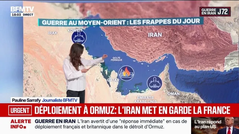 LES ÉCLAIREURS – DÉPLOIEMENT DANS LE DÉTROIT D’ORMUZ: L’IRAN MET EN GARDE LA FRANCE
