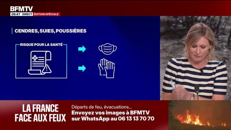 INCENDIE EN GIRONDE: LES SINISTRÉS DE RETOUR CHEZ EUX DOIVENT RESPECTER DES CONSIGNES STRICTES
