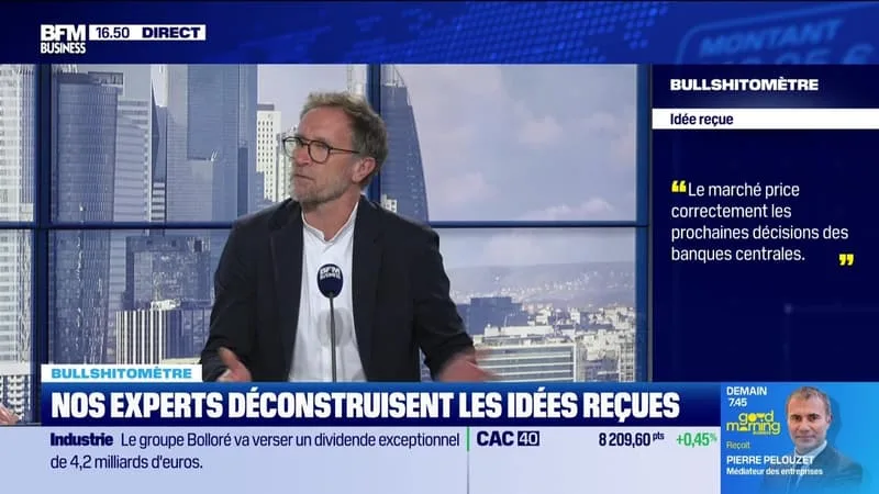 BULLSHITOMÈTRE : « LE MARCHÉ PRICE CORRECTEMENT LES PROCHAINES DÉCISIONS DES BANQUES CENTRALES » – FAUX RÉPOND JEAN-FRANÇOIS ROBIN – 27/05