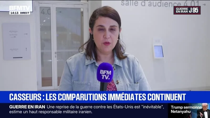 DÉBORDEMENTS APRÈS LA FINALE DE LA LIGUE DES CHAMPIONS: UNE VINGTAINE DE PERSONNES JUGÉES, CE MARDI, EN COMPARUTIONS IMMÉDIATES