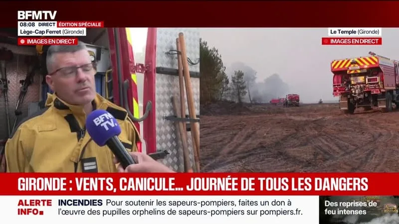 QU’EST-CE QUE LE « FEU TACTIQUE », UTILISÉ PAR LES POMPIERS POUR TENTER DE LUTTER CONTRE L’INCENDIE EN GIRONDE?