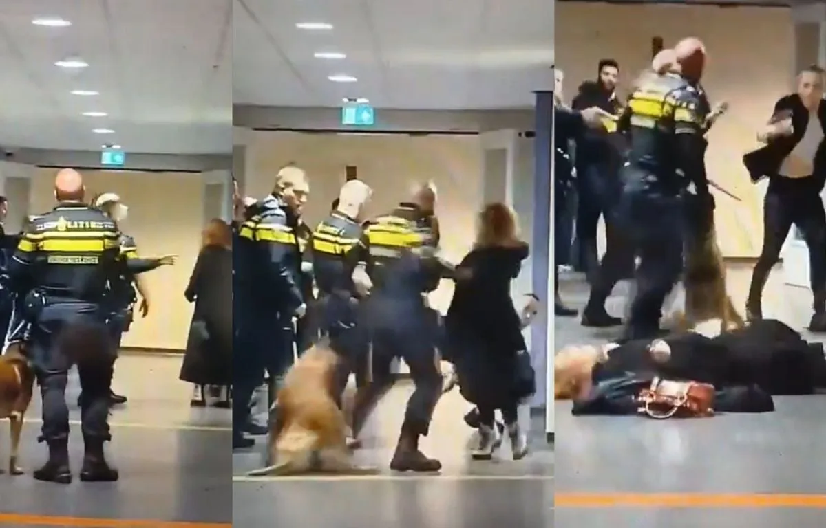 PAYS-BAS : CE QUE L’ON SAIT SUR CETTE VIDÉO D’UNE FEMME ENCEINTE MISE AU SOL PAR UN POLICIER