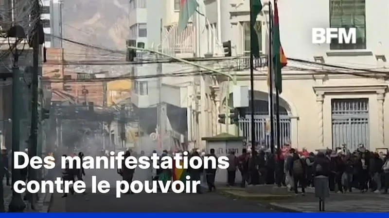 BOLIVIE: LA MOBILISATION CONTRE LE PRÉSIDENT S’INTENSIFIE AVEC DES AFFRONTEMENTS DANS LA CAPITALE