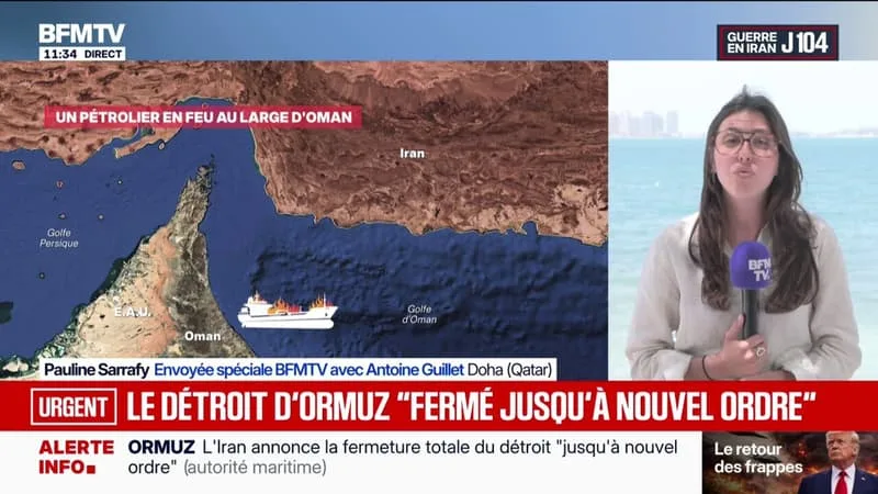 GUERRE AU MOYEN-ORIENT: L’IRAN GARANTIT QUE LE DÉTROIT D’ORMUZ EST « FERMÉ JUSQU’À NOUVEL ORDRE » MALGRÉ LES DÉMENTIS AMÉRICAINS