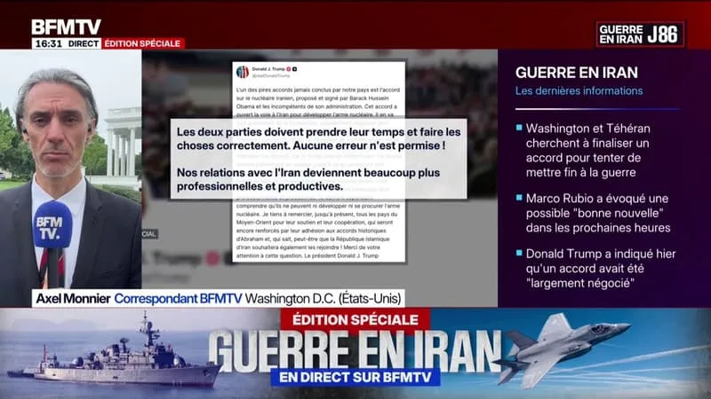 DONALD TRUMP AFFIRME QUE LE BLOCUS DANS LE DÉTROIT D’ORMUZ RESTERA « PLEINEMENT EN VIGUEUR » TANT QU’UN ACCORD N’EST PAS SIGNÉ AVEC L’IRAN