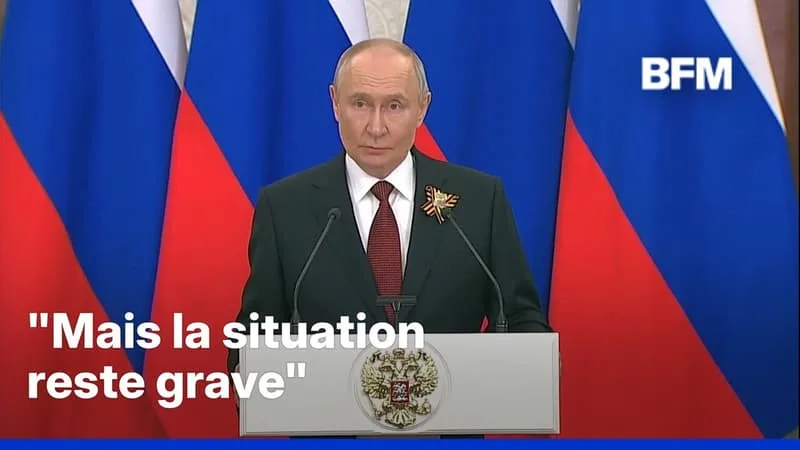GUERRE EN UKRAINE: VLADIMIR POUTINE PENSE QUE LE CONFLIT « TOUCHE À SA FIN »