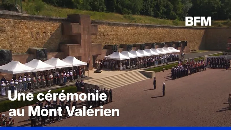LE CHANT DES PARTISANS ENTONNÉ DEVANT EMMANUEL MACRON LORS DES COMMÉMORATIONS DU 18-JUIN