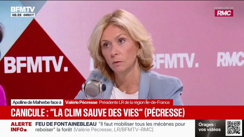 CANICULE: « LA CLIM SAUVE DES VIES DONC IL NE FAUT PAS ÊTRE ANTI-CLIM », LANCE VALÉRIE PÉCRESSE, PRÉSIDENTE LR DE LA RÉGION ÎLE-DE-FRANCE