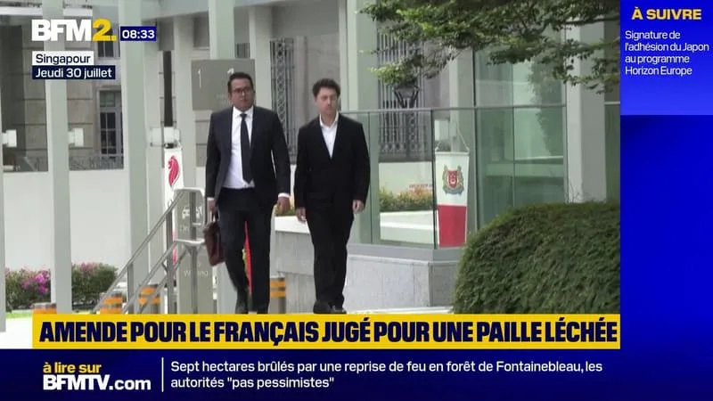 SINGAPOUR: ACCUSÉ D’AVOIR LÉCHÉ UNE PAILLE DANS UN DISTRIBUTEUR, UN FRANÇAIS CONDAMNÉ À UNE AMENDE