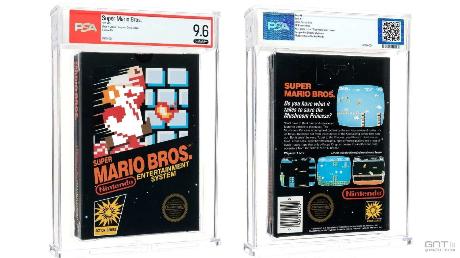 UN JEU SUPER MARIO BROS. VENDU POUR LA SOMME RECORD DE 3 MILLIONS DE DOLLARS