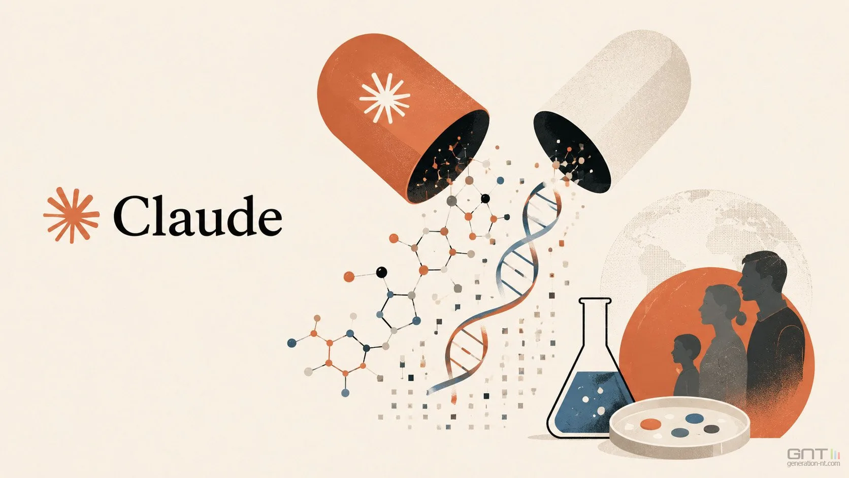 ANTHROPIC SE LANCE DANS LA CRÉATION DE MÉDICAMENTS AVEC SON IA CLAUDE