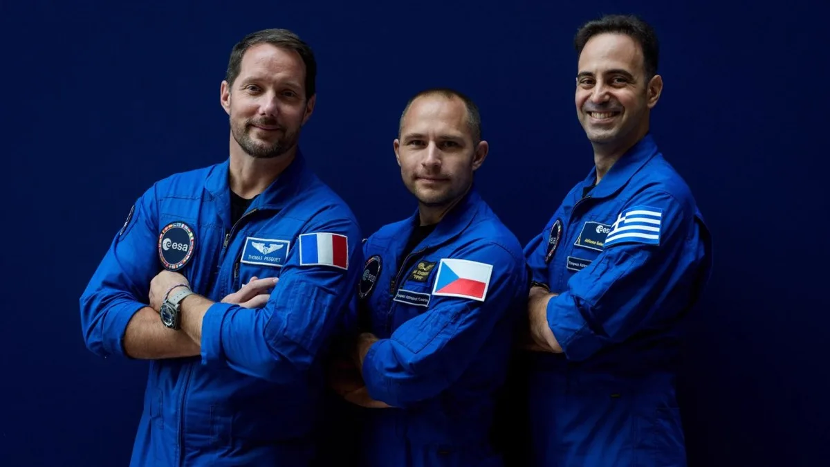 ADRIANOS GOLEMIS SERA LE PREMIER GREC DANS L’ESPACE, DANS L’ÉQUIPAGE QUE THOMAS PESQUET VA COMMANDER
