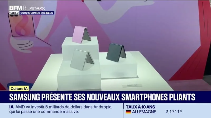 SAMSUNG PRÉSENTE SES NOUVEAUX SMARTPHONES PLIANTS