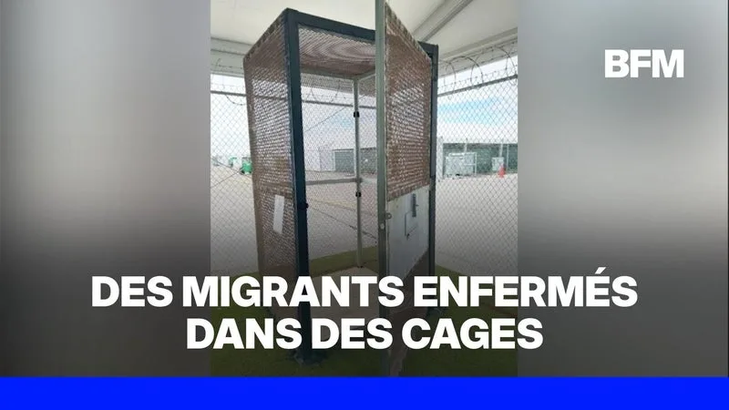 ALLIGATOR ALCATRAZ: DES MIGRANTS ÉTAIENT DÉTENUS DANS DES CAGES, SELON UN NOUVEAU RAPPORT
