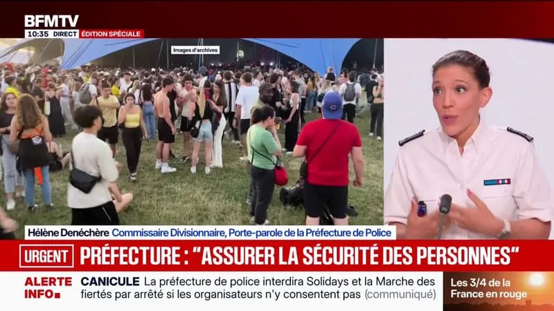 CANICULE: LES SOLIDAYS ET LA MARCHE DES FIERTÉS « SERONT ANNULÉS OU INTERDITS »