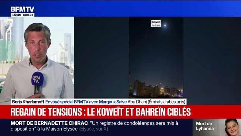 GUERRE AU MOYEN-ORIENT : L’IRAN A TIRÉ SEPT MISSILES CONTRE LE KOWEÏT ET BAHREÏN