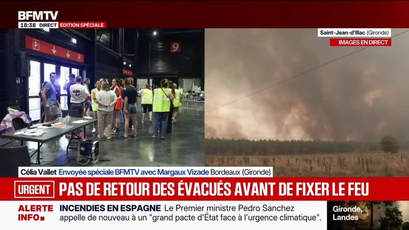 « MERCI À TOUS POUR CETTE GENTILLESSE ET CET ACCUEIL »: APRÈS LES ÉVACUATIONS EN GIRONDE, LES PERSONNES TOUCHÉES SE RÉORGANISENT