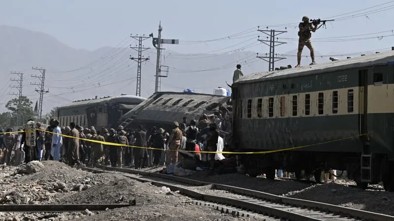 « UNE VOITURE PIÉGÉE »: AU MOINS 24 MORTS APRÈS UNE ATTAQUE À L’EXPLOSIF DANS UN TRAIN AU PAKISTAN