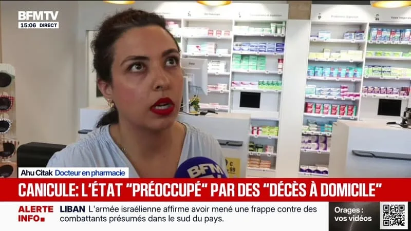 CANICULE: « LES COUPS DE CHAUD SE MULTIPLIENT », OBSERVE AHU CITAK, DOCTEUR EN PHARMACIE À SAINT-ETIENNE