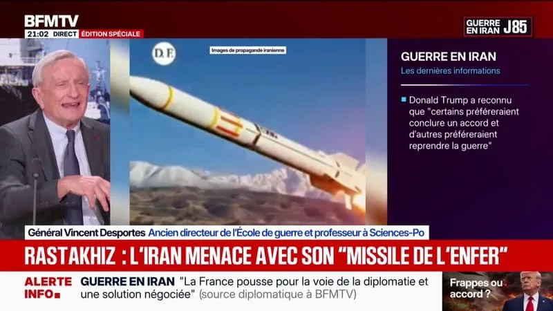 L’IRAN DIT AVOIR DES MISSILES À IMPULSION ÉLECTROMAGNÉTIQUE: « ÇA VA CASSER LES CAPACITÉS DE TRANSMISSION », ANALYSE LE GÉNÉRAL VINCENT DESPORTES