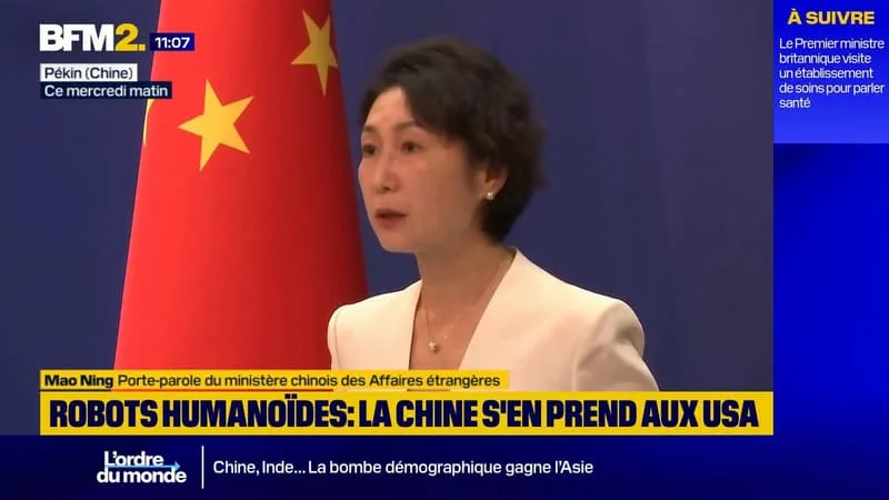 ROBOTS HUMANOÏDES: PÉKIN ACCUSE WASHINGTON DE « RÉPRIMER » SES ENTREPRISES