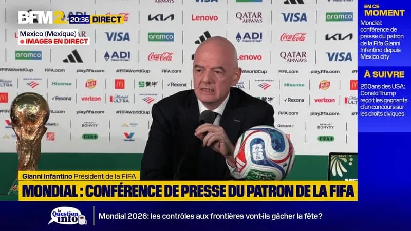 MONDIAL 2026: GIANNI INFANTINO ESPÈRE UNE GRÂCE PRÉSIDENTIELLE POUR LE JOURNALISTE CHRISTOPHE GLEIZES
