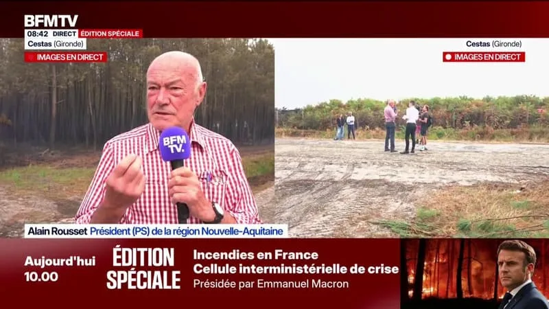 « CETTE SOLIDARITÉ, C’EST FABULEUX », CONFIE ALAIN ROUSSET, PRÉSIDENT DE LA RÉGION NOUVELLE-AQUITAINE